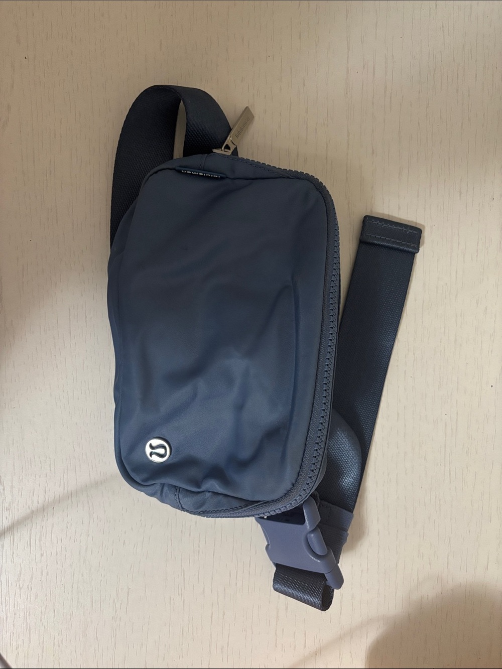 Light Blue Lululemon Belt Bag